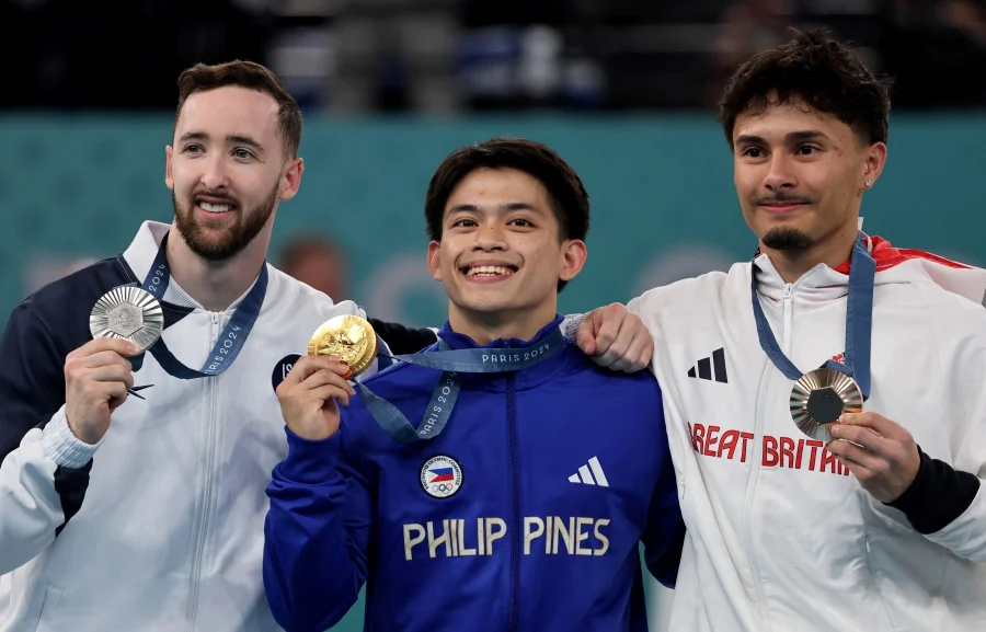 Carlos Yulo Wins Two Olympic Golds and a Lifetime of Free Ramen